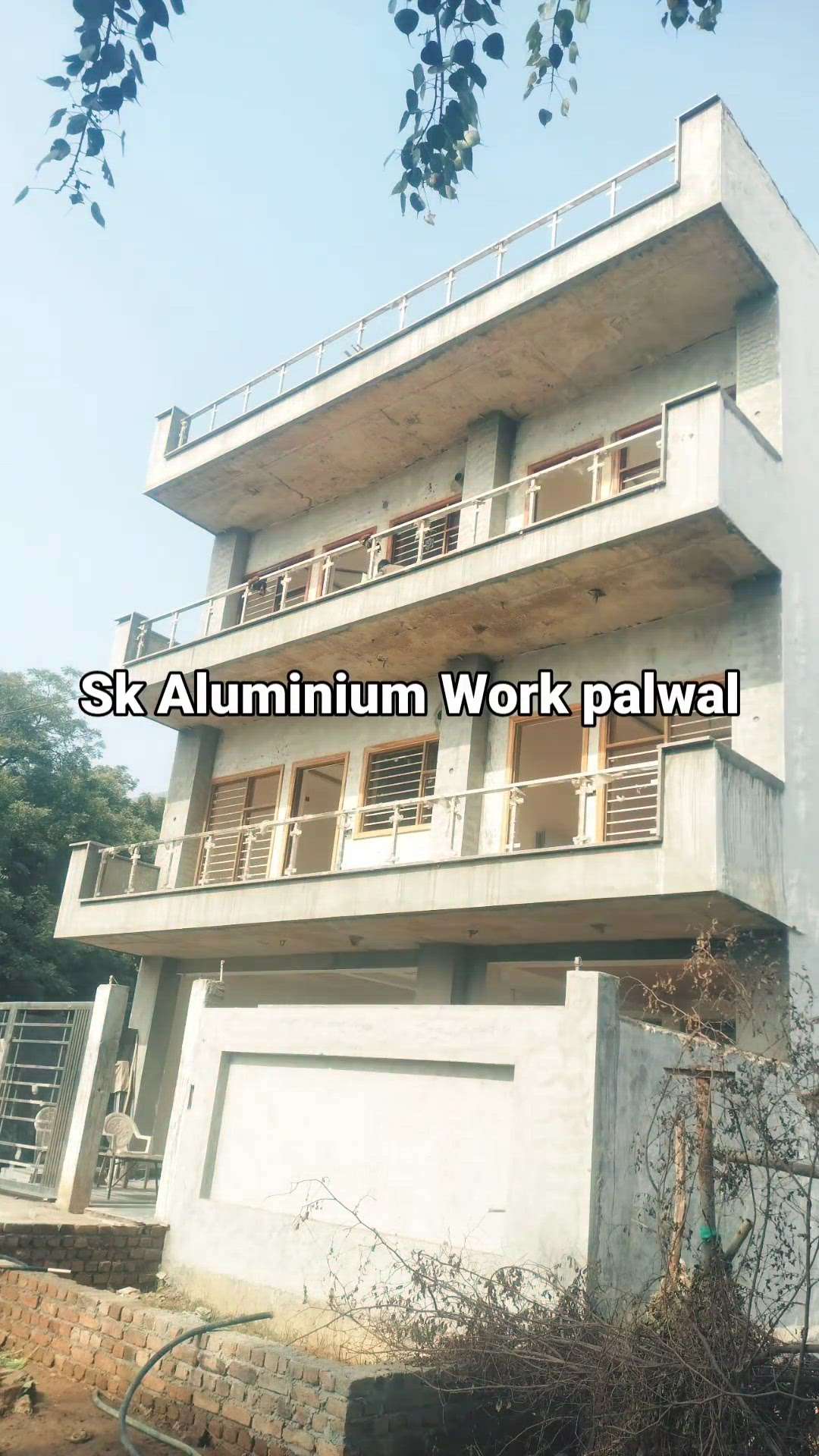 Sk Aluminium Work palwal frant elevation