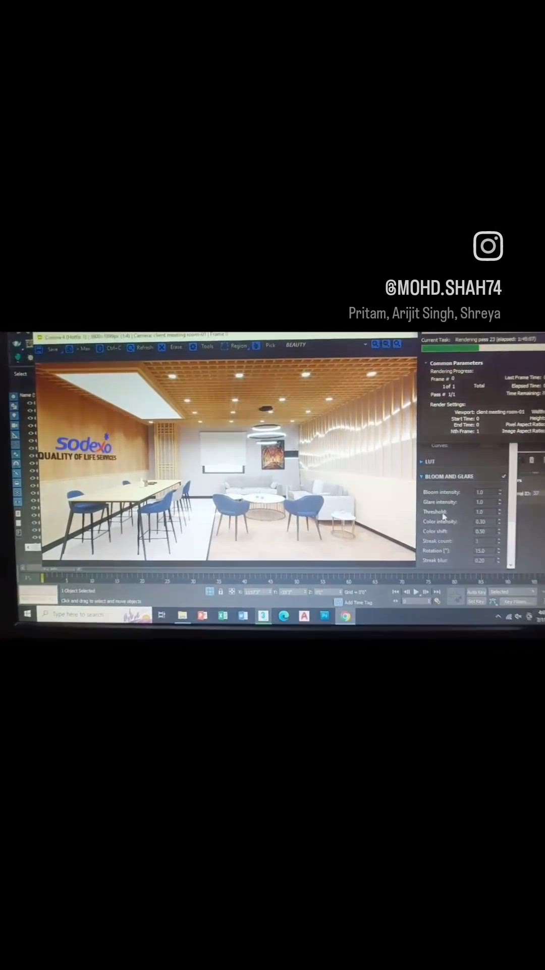 3D Render // Office Meeting Room Design
#3dvisualizer #3dplanning #3dmaxcorona #3dmodel #3dmaxvray #office #sayyedinteriordesigns #sayyedinteriordesigner #sayyedmohdshah #InteriorDesigner