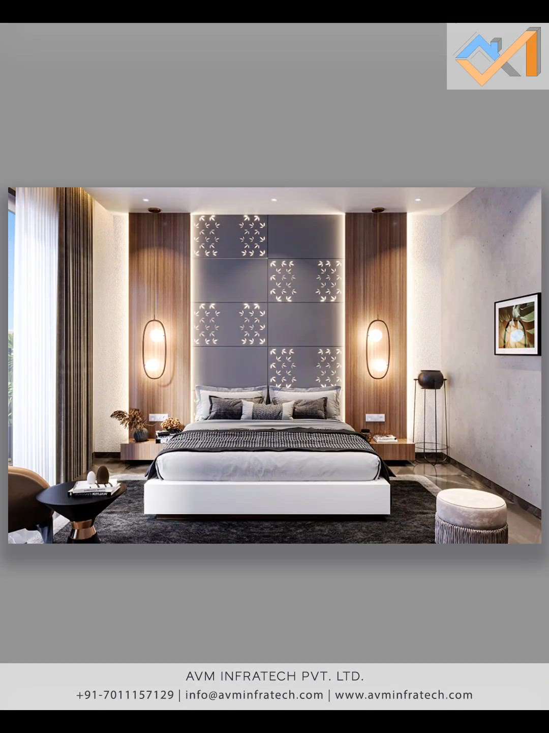Modern-day bedroom panelling takes on a variety of shapes and colours and is often used on a feature wall to really showcase your bed.


Follow us for more such amazing updates.
.
.
#wall #wallpaper #wallart #walldecor #walldecoration #walldesign #wallpaint #wallpanelling #wallpanels #wallpanel #wallpaneling #avminfratech #bedroomdesign #bed #bedroominspo #bedroom #bedroominterior #bedroomdecoration #beds