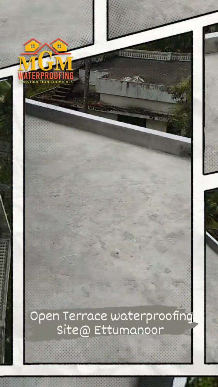 Open Terrace waterproofing site at Ettumanoor, Kottayam.
2k Cementitious waterproofing Coating. product: Fosroc Brushbond RFX
 #WaterProofing #waterproofingproducts  #constructionchemicals  #tileadhesive #Kottayam #Pathanamthitta  #Alappuzha  #Kollam  #Idukki