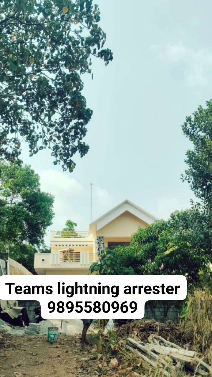 #lightningarresterinstallaion  #lightningprotectionsystem  #teamslightningarrester  #teamwork  #elsafe  #Best  #Architect  #lightningforbuilding  #lightningforhome