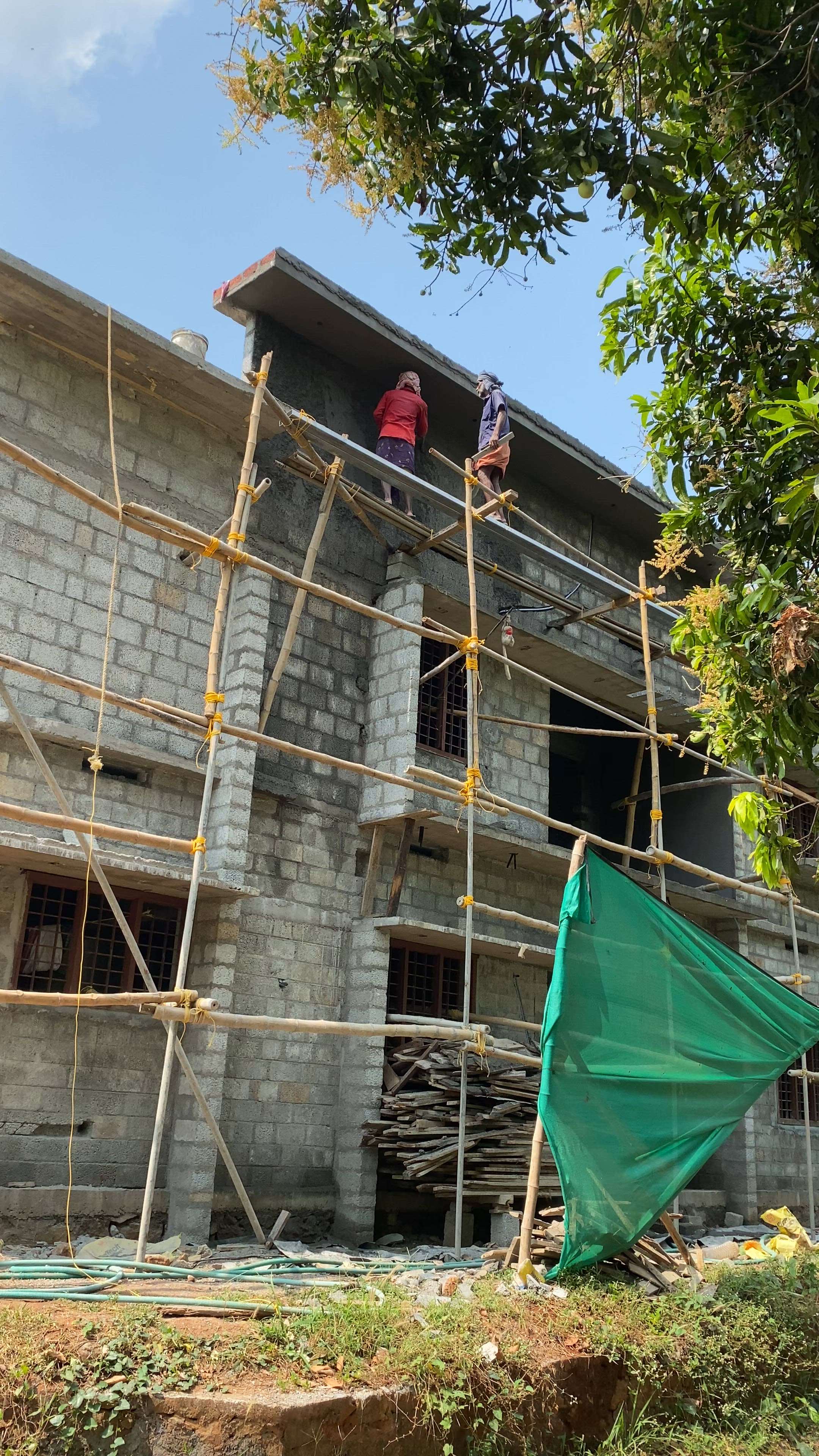 work in progress
At Thrissur
 #HouseDesigns  #houseplanning 
#HouseConstruction 
#KeralaStyleHouse 
#BestBuildersInKerala