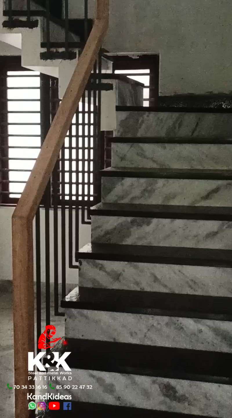 ട്രൻഡിംഗ് #trendig #handrailwork #StaircaseDecors #kandk