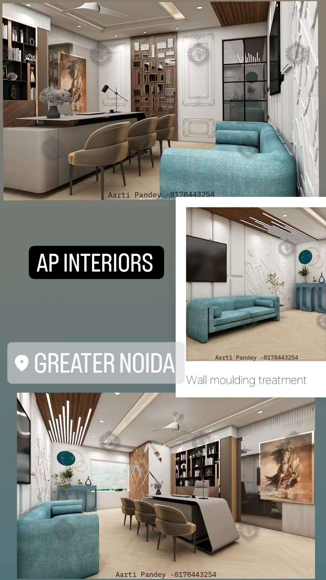 office 3D design 
AP INTERIORS 
Aarti Pandey 

#epoxy #flooring #patientrooms #interiorinspiration😍❤️ #work #workinprogress #onsite #material  #gray  #colourfull #multicolours  #relqx😉 #designer #modulerdesigns