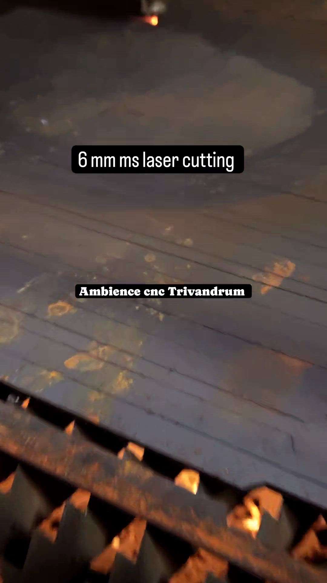 6 mm MS laser cutting