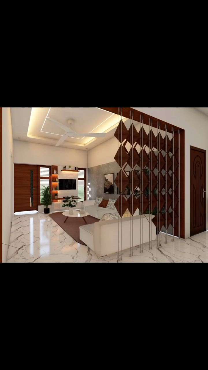 Proposed interior for Mr.Bilji
 #InteriorDesigner  #LivingroomDesigns  #dining  #modularkitchendesign  #BedroomDesigns