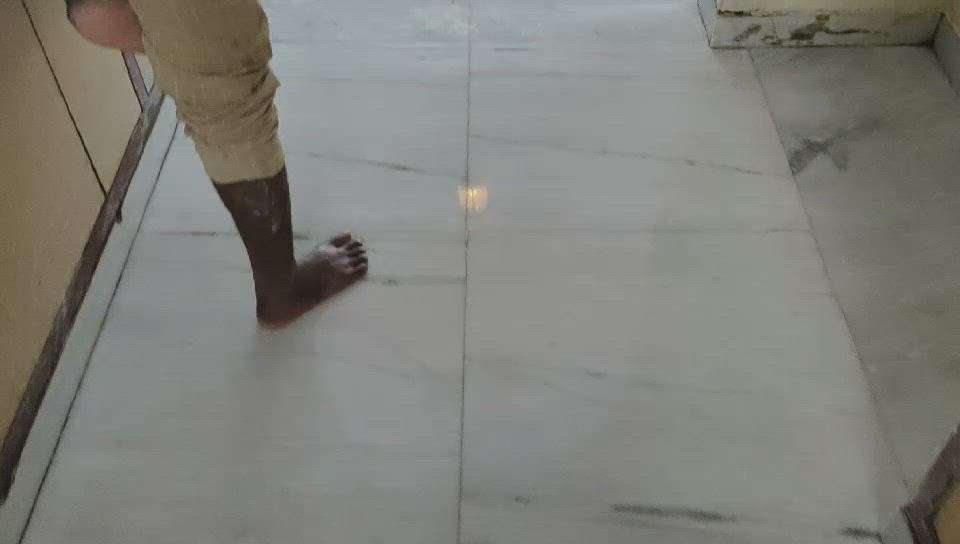 Granite floor polishing