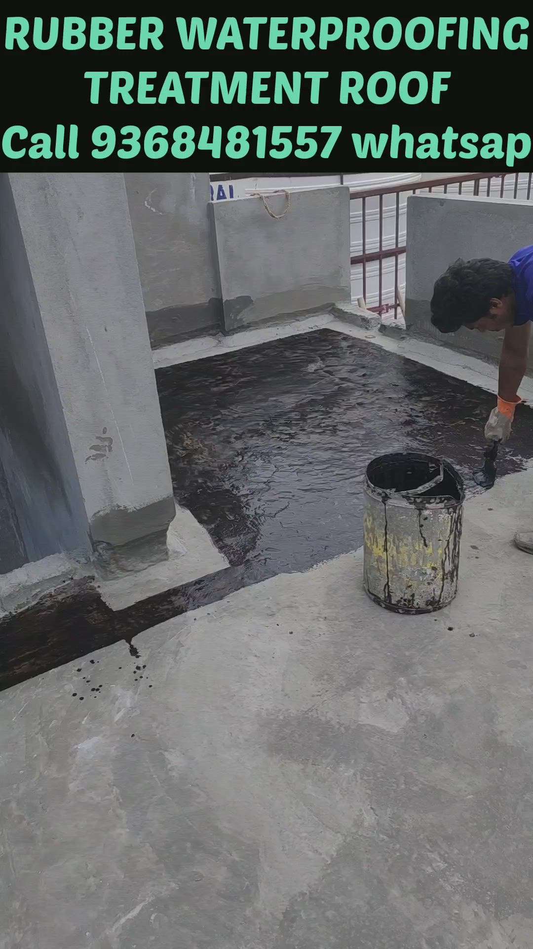 terrace rubber waterproofing treatment delhi
#roofwaterproofing #WaterProofing