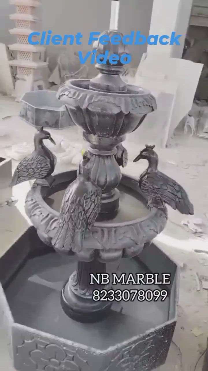 Location : Ankleshwar, Gujarat

Client Feedback Video

Black Marble Fountain with Tank

We are manufacturer of marble and sandstone fountains

We make any design according to your requirement and size

Follow me @nbmarble

More Information Contact Me
082330 78099 

#fountain #blackmarble #waterfountain #nbmarble #waterfalls #blackmarble #gardendecor #gardenfountain #marblefountain