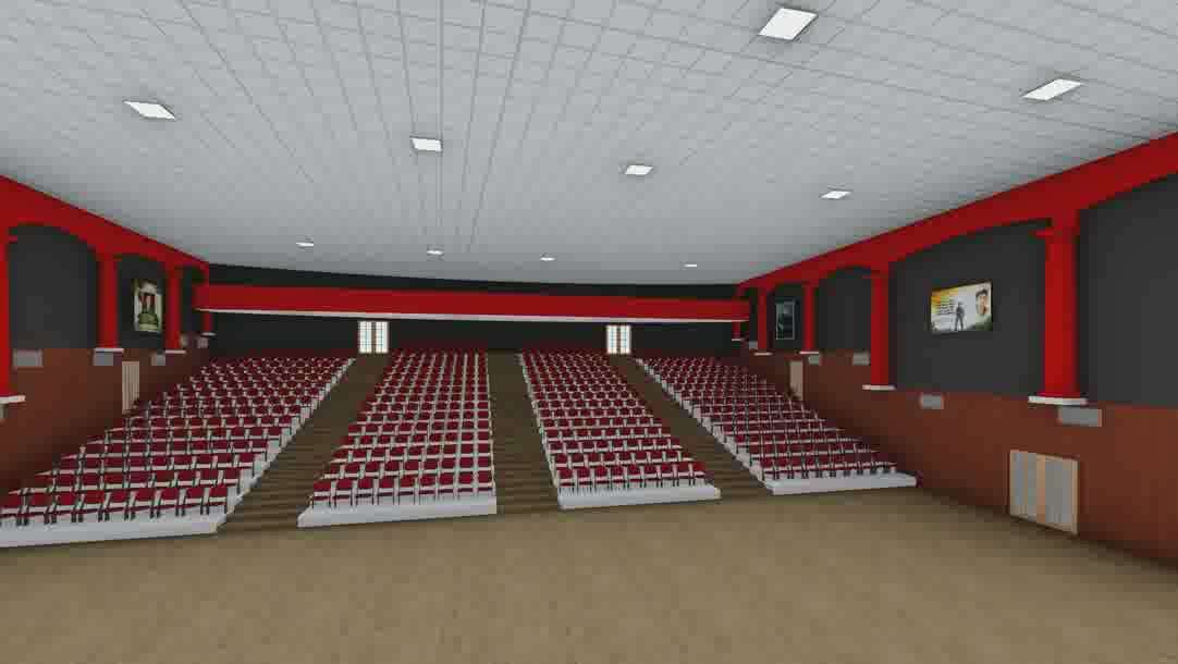 auditorium 3d work