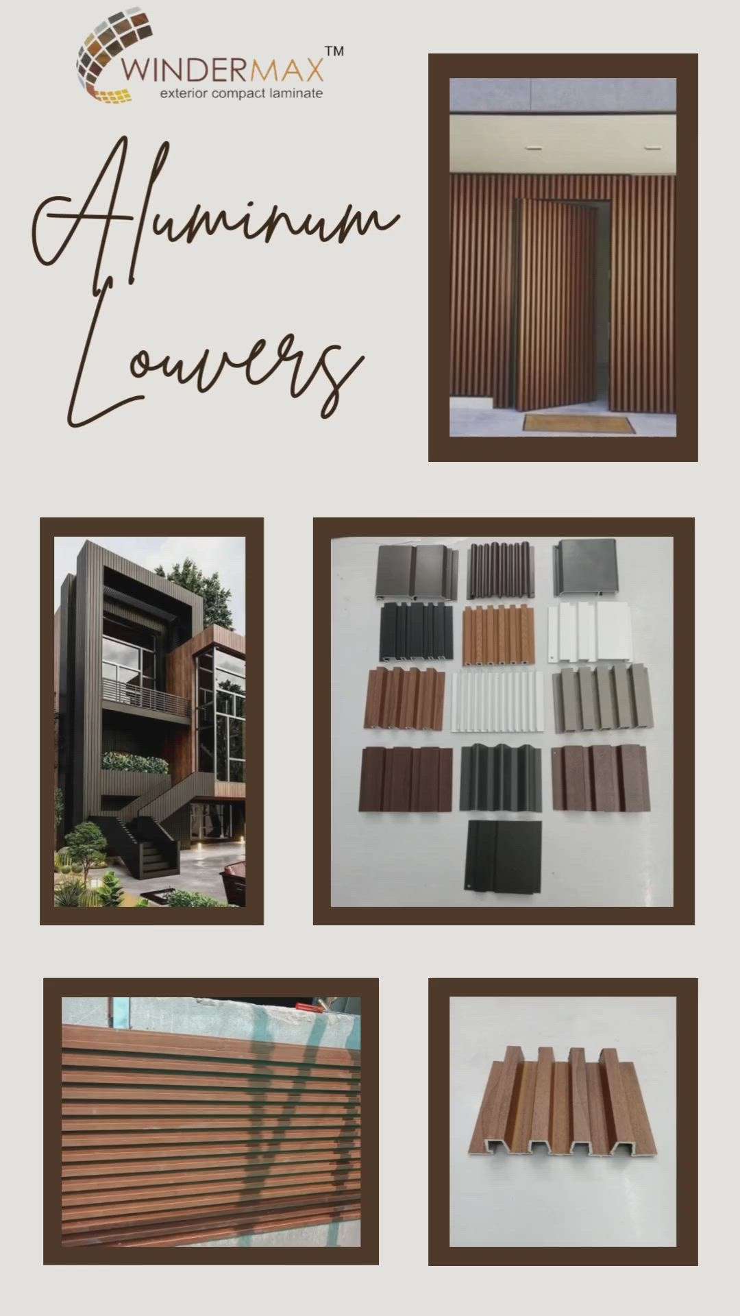 Windermax India Aluminium Louvers Design and sites
.
.
#elevation #architecture #design #interiordesign #construction #elevationdesign #architect #interior #exteriordesign #architecturedesign #civilengineering #autocad #interiordesigner #elevations #drawing #frontelevation #architecturelovers #home #facade #revit #homedecor #wpclouvers #aluminiumlouvers #shed #mssteel #hpl #louvers #aluminiumfin

.
For more details our all products please visit websites
www.windermaxindia.com
www.indianmake.co.in 
Info@windermaxindia.com
or call us on 
8882291670 9810980278
Regards
Windermax India