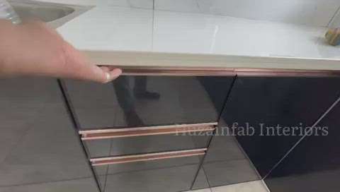 Modular kitchen cabinets  #aluminiumwork