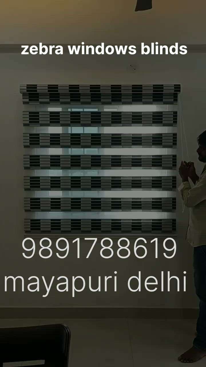 How to install blackout  #zebrablinds  installation// #rollerzebrawindowblind making mayapuri delhi 9891788619