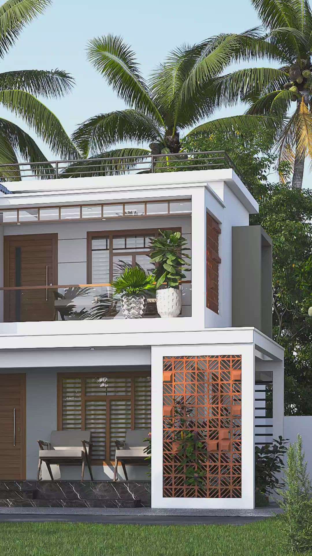 contemporary home design 🏠
1715 sqft..