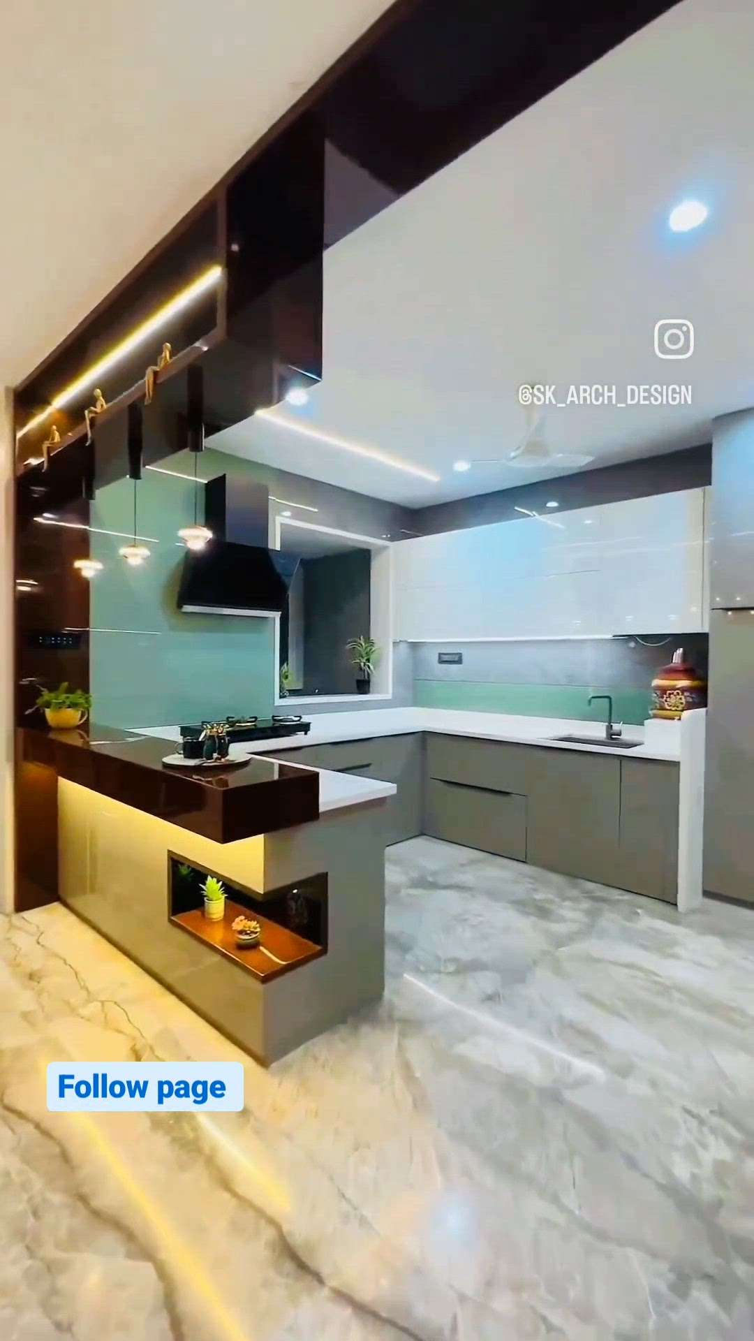 Modular kitchen design #luxurykitchen #ModularKitchen #OpenKitchnen #architecturedesigns #kichenspace
