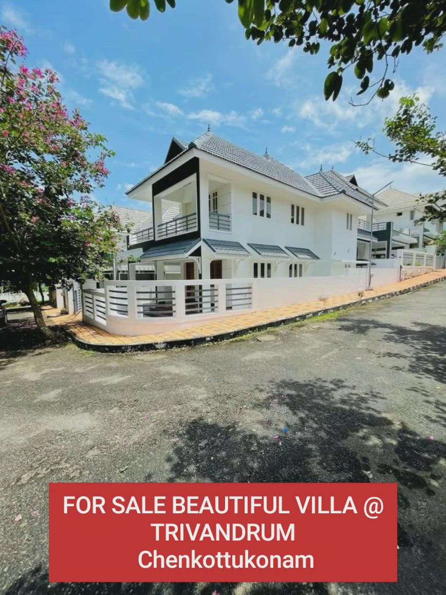 FOR SALE TRIVANDRUM Chenkottukonam Villa / house 4.5 Cents and 1809 Sqft 3 Bed attached Ready to occupy. 5 year old . Red Brick Construction .

Price 92 lakh Slightly Negotiable.

Villa / house project For sale at Karyavattom Chenkottekonam in Kazhakootam Trivandrum . 

One of the most Reputed Gated Community villa projects in Karyavattom Chenkottukonam . 

Location - 
kazhakootam 
Karyavattom 
Chenkottekonam 
1.5 Km from Chenkottekonam junction It’s Main Road 3.8 From karyavattom Junction . 6Km 
From Technopark Trivandrum . 3.5 
Near Green Field international stadium

4.5 cents and 1809 sqft 3 Bed attached Ready to occupy kitchen Work done . 
Newly full painted.
Additional covered area at back side.

Situated at enclave which contains 40 villas Gated community, 7m wide road with guest parking. Children's play area and recreation centre including jogging track . 
badminton court, basketball court etc.
Above all situated in an undivided share of more than 60 cents.

24x7 security. 
#Hou