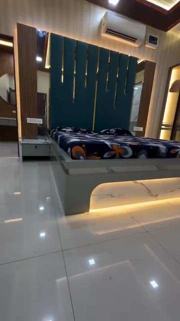 fully furnished bedroom design from DREAM HOME INTERIOR DECOR Rohtak Haryana