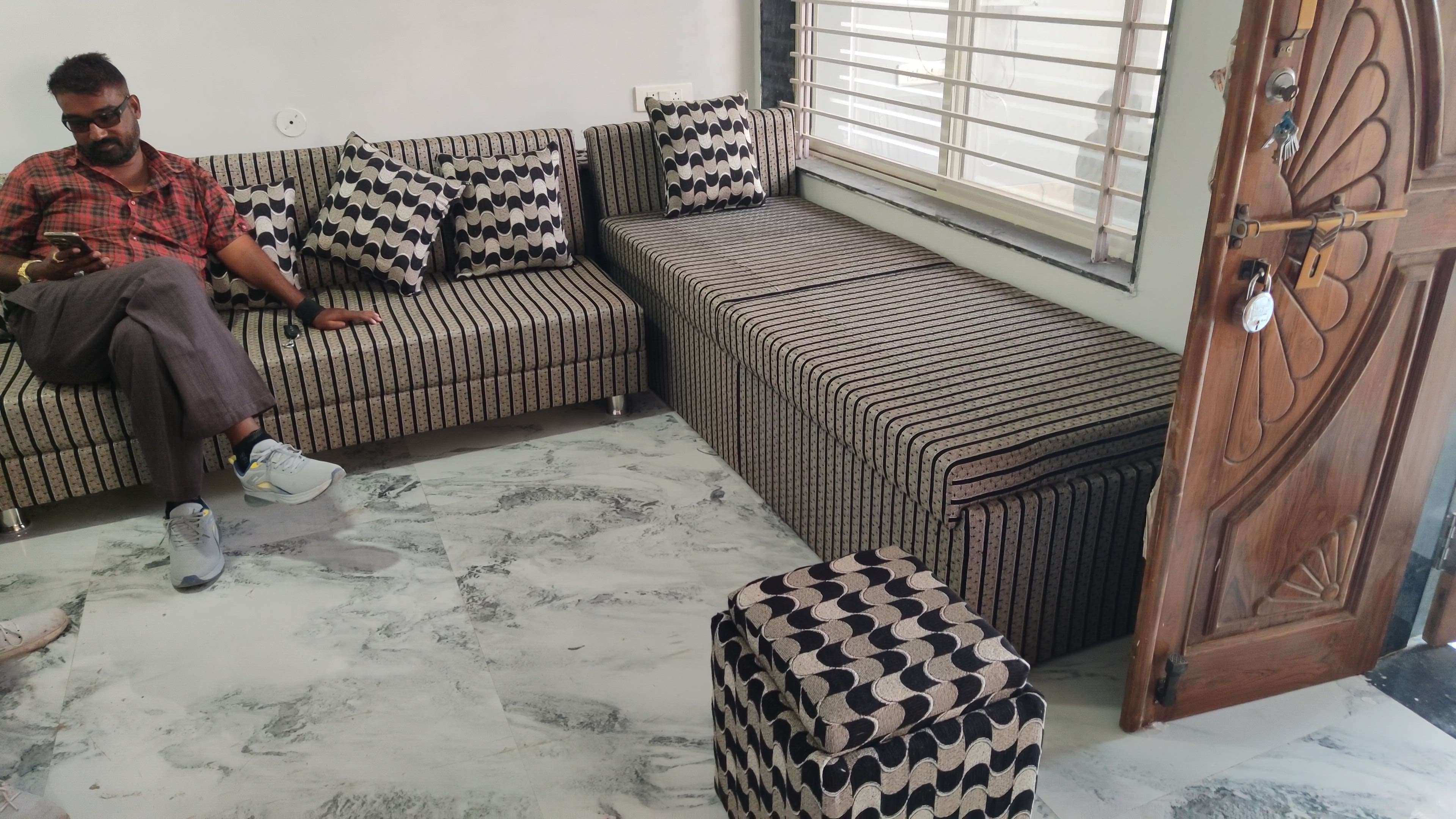 full cushion complete 9 seater sofa and couch couch with material kyunki furniture banate hain Dil se #SouthFacingPlan  #furnitureanddiningtable  #GardeningIdeas