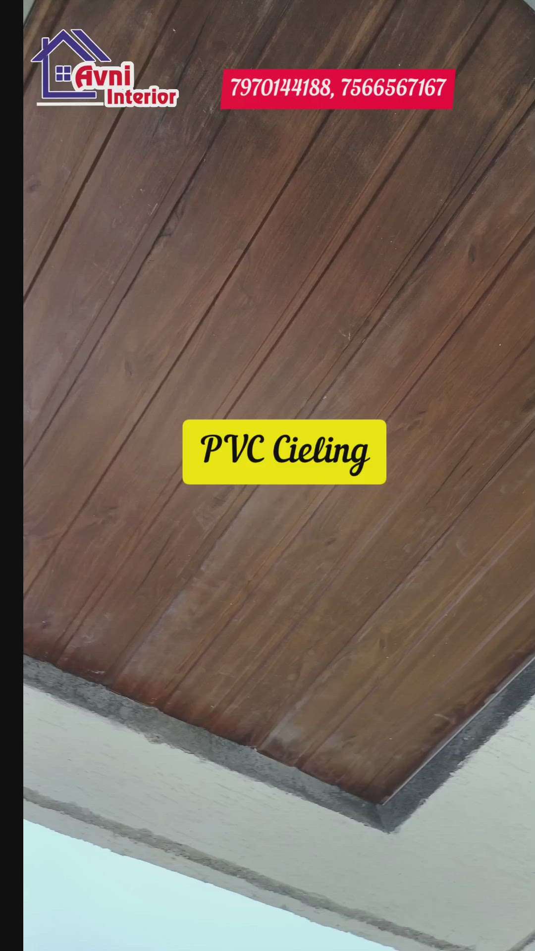 #PVCFalseCeiling  #cieling  #InteriorDesigner  #exterior_Work