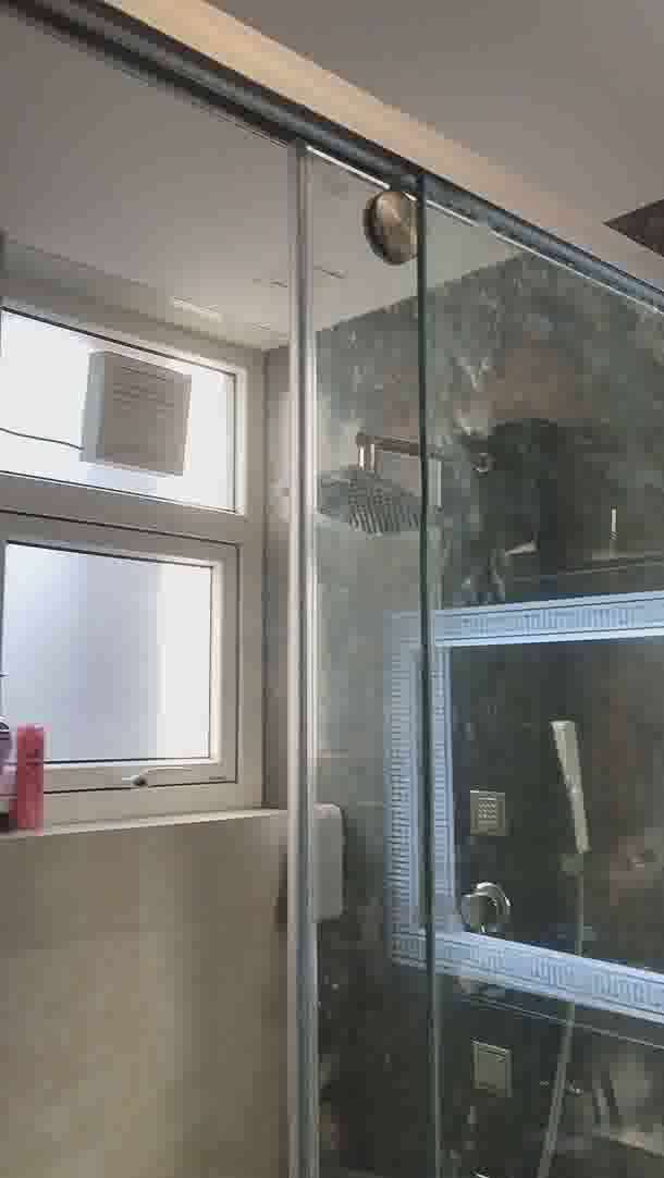 bathroom shower cabinet sensor mirror glass
