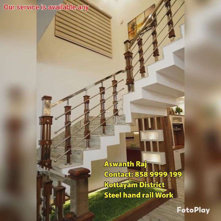 #starting 850
#steel handrail work
#Kottayam #pala Eattumanoor'Uzhavoor 
#Kuravilangad Paika #Ramapuram Ponkunnam Kanjirappally mundakkayam ayarkunnam