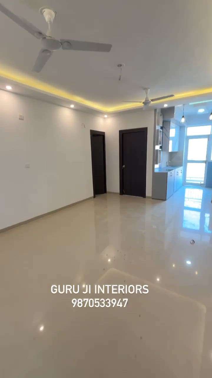 2 bhk complete home interiors by Raghav  #PVCLaminates   #Interiogesigner  #gurujiinteriorsbyraghav  #ModularKitchen
