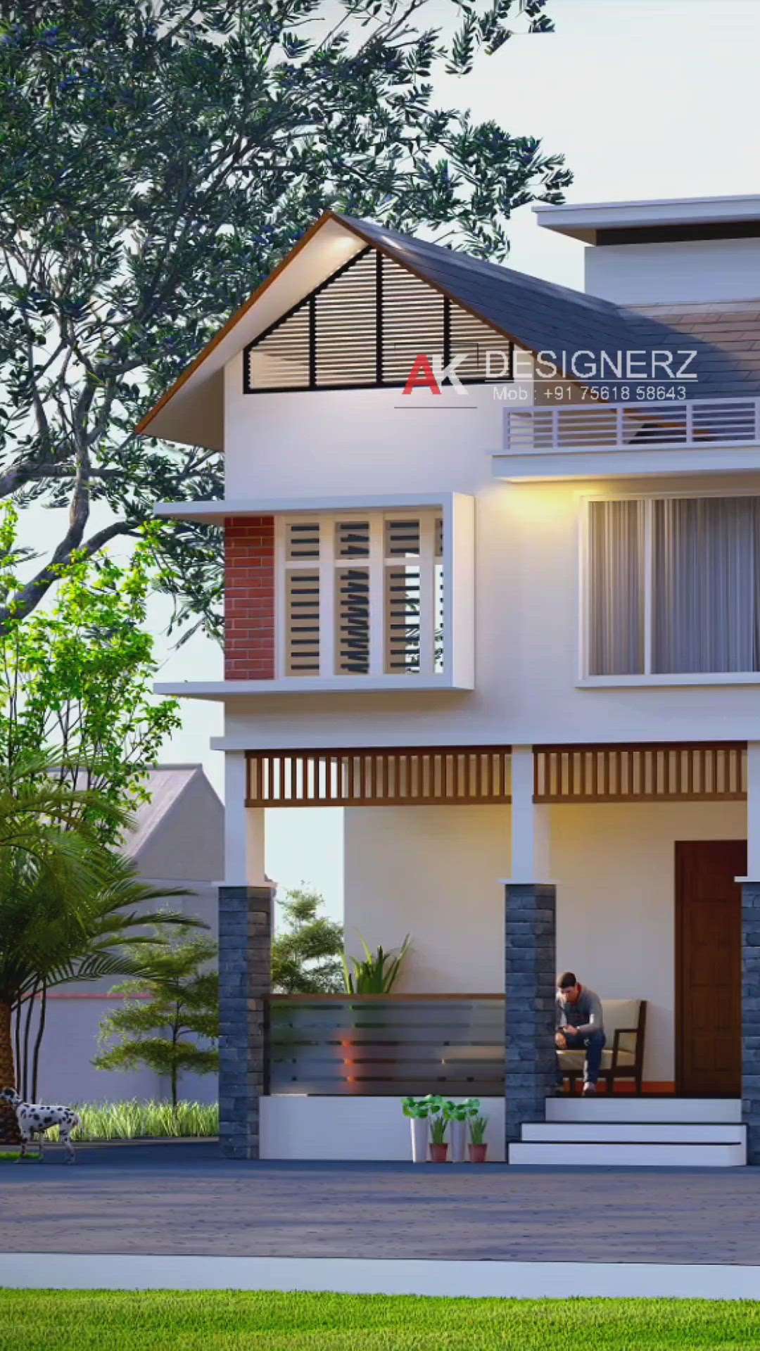 sq : 2390
Exterior design
3D 2side View...ഏറ്റവും കുറഞ്ഞ നിരക്കിൽ സ്വന്തമാക്കൂ 
cont:. 7561858643
 #ElevationHome  #HouseDesigns  #HomeDecor  #exterior_Work  #3d  #exteriordesigns  #InteriorDesigne  #HomeAutomation  #architecturedesigns