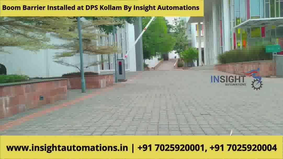 Boom Barrier installation completed @ Delhi Public School Kollam by insight automations