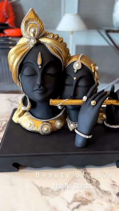*Most Beautiful Symbol of Love art peace “Radha Krishna”…… Tabletop Decoratives Exclusively by *varsha decor*…….. Limited Edition Only!!