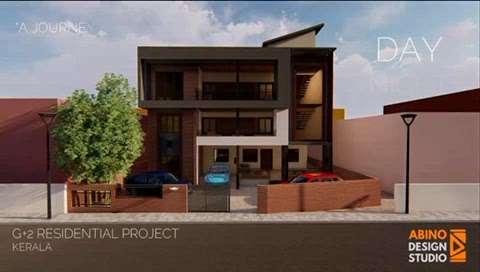 G+2 Residential Project proposed in Kerala. #abinodesignstudio #architecture #design #kerala #keralagram #ContemporaryHouse