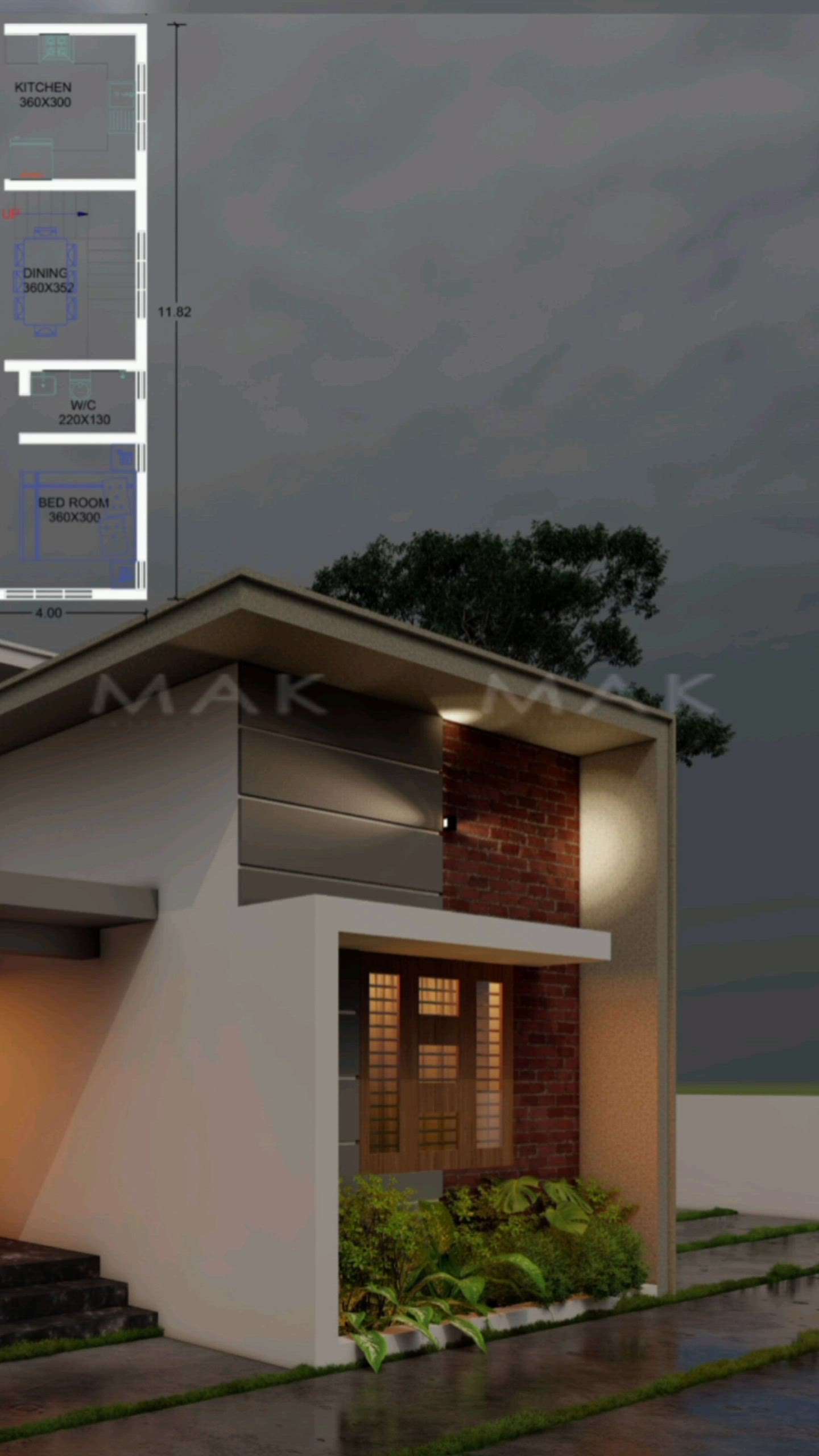 Mak designes... your perfect home partner.. for more details contact us.. #3d  #3delevationhome  #modernhouses  #ContemporaryHouse  #house_exterior_designs