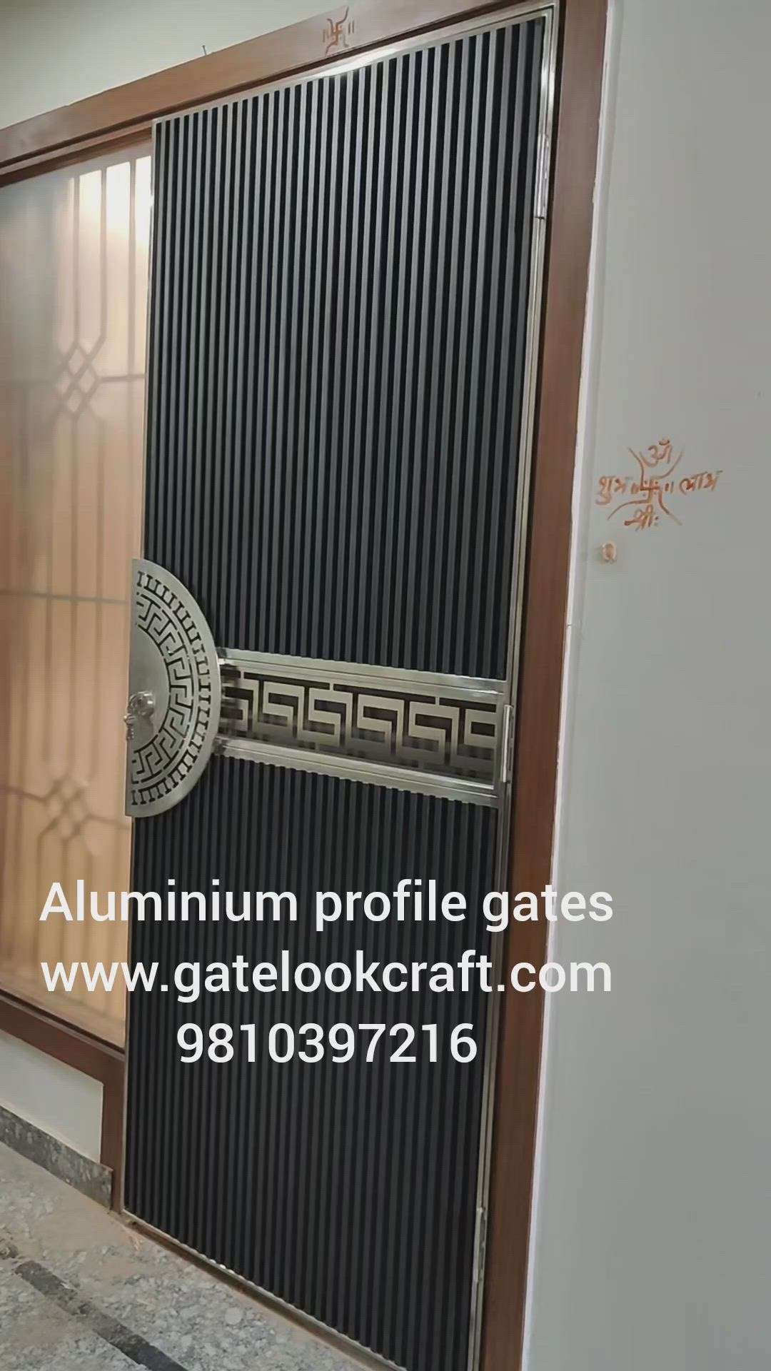Aluminium profile gates by Hibza sterling interiors pvt ltd manufacture in Delhi #gatelookcraft
#gate #maingates #aluminiumprofilegates
#fancygate #desinggates #profilegates #securitygate