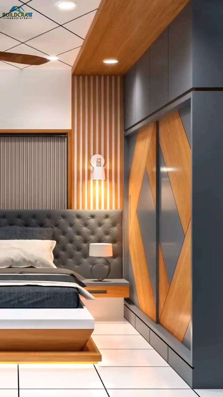Top Trending Bedroom Interior.
 #BedroomDesigns  #InteriorDesigner #ModularKitchen