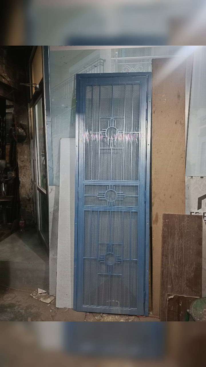 ms door with Powder coated