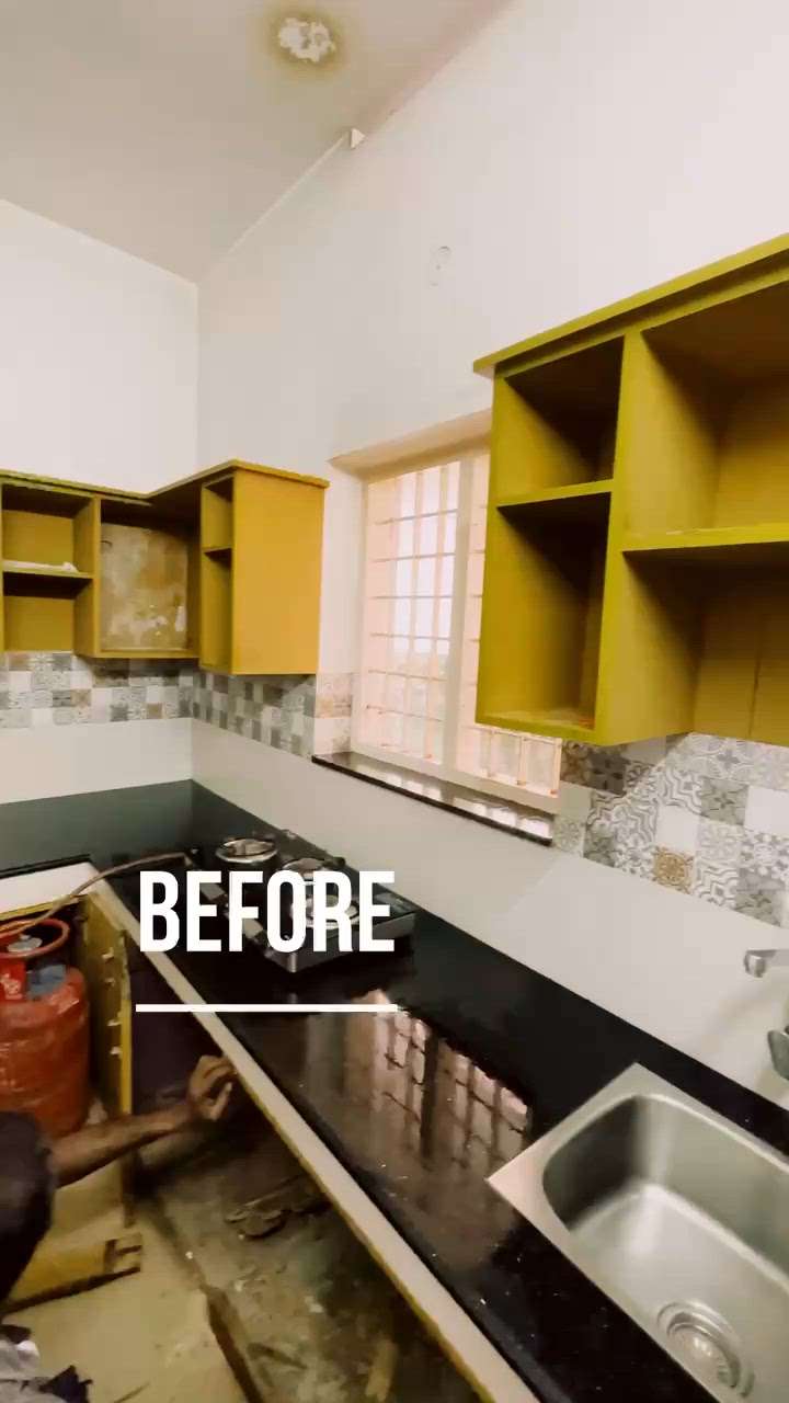 Renovation kitchen #KitchenRenovation  #renovations  #InteriorDesigner  #Architectural&Interior  #renovationideas  #ModularKitchen  #kollamdiaries🌴🌴  #Alappuzha #trivandrum #kollamcarpenter  #Carpenter