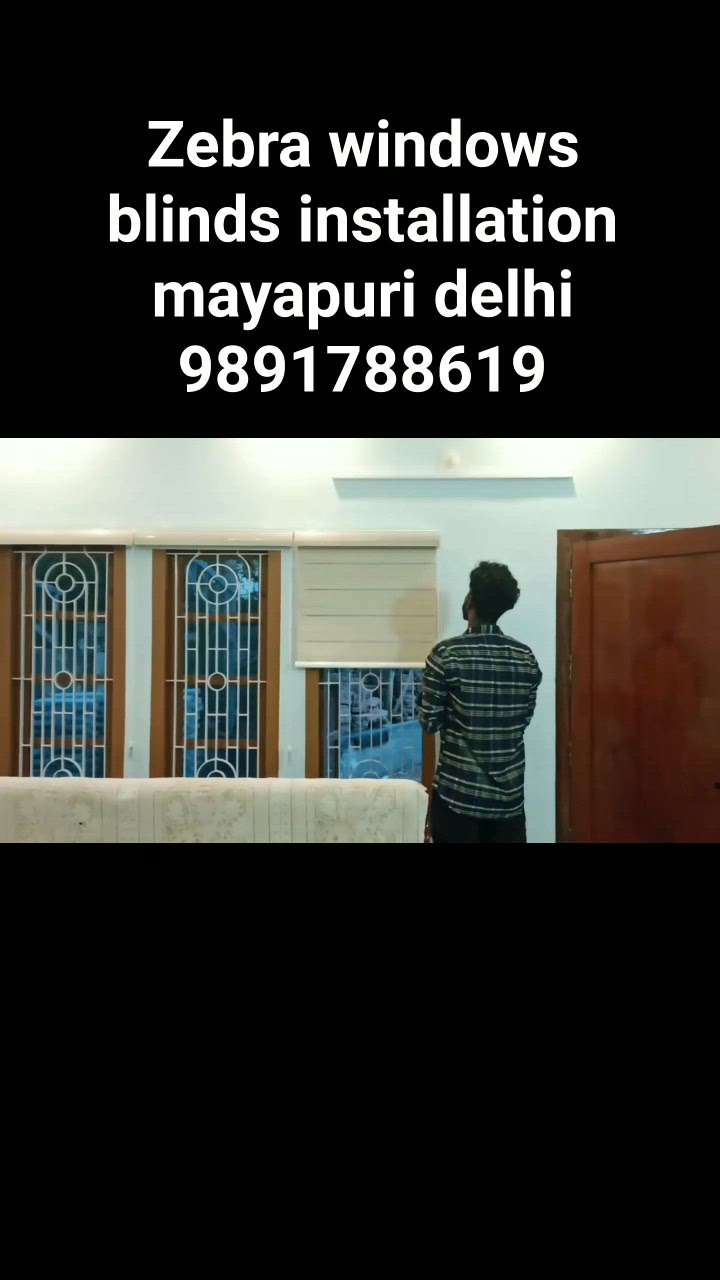 windows  #zebra blinds installation ll   #alltyp windows blinds makers contact 9891788619 mayapuri delhi