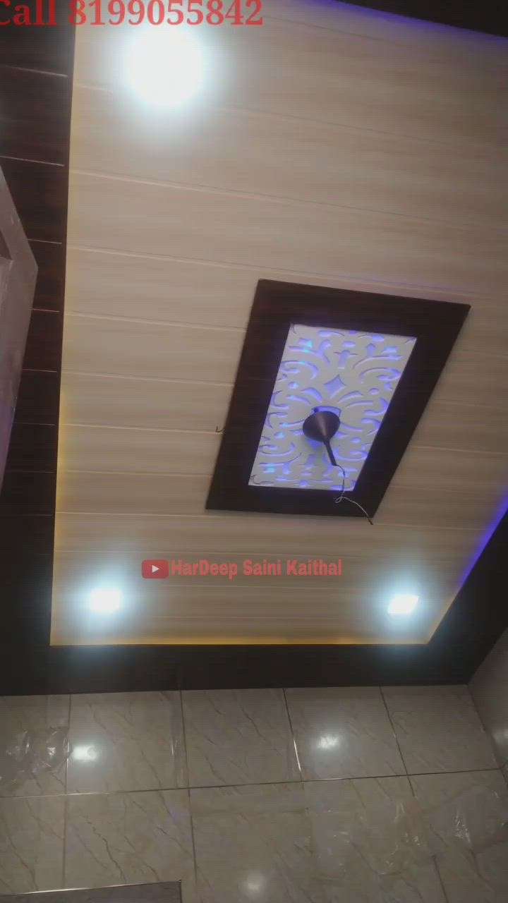 pvc false ceiling and Uv marble sheet after installtion #hardeepsainikaithal #PVCFalseCeiling  #Pvc  #uvmarble