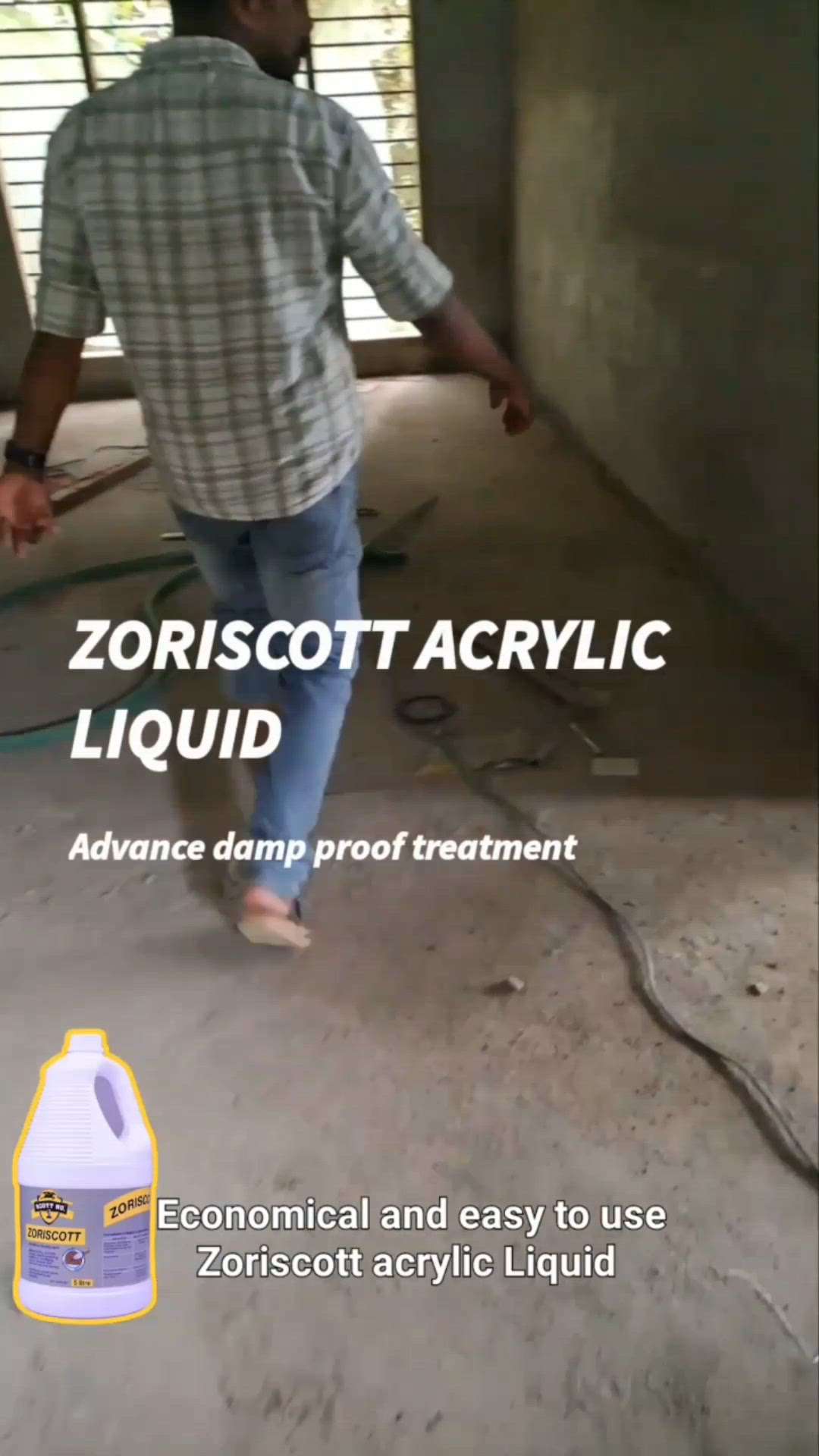 Advance damp proof treatment # #WaterProofing  #dampproofing  #Zoriscott
