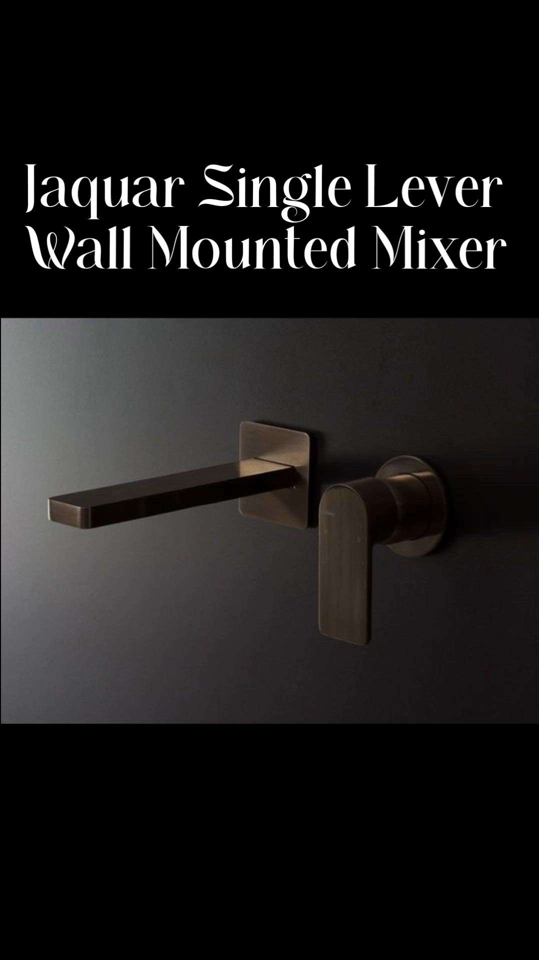 JAQUAR SINGLE LEVER CONCEALED WALL MOUNT BASIN MIXER
SERIES: ARIA
FINISH: CHROME
PRODUCT INFO : 
Exposed Part Kit of Single Lever Basin Mixer Wall Mounted Consisting of Operating Lever, Cartridge Sleeve, Wall Flange, Nipple & Spout.

 #jaquar #concealedmixer #basinmixer #wallmount #sanitaryshopping  #singlelever #exposedpartkit #kolo #bestprice