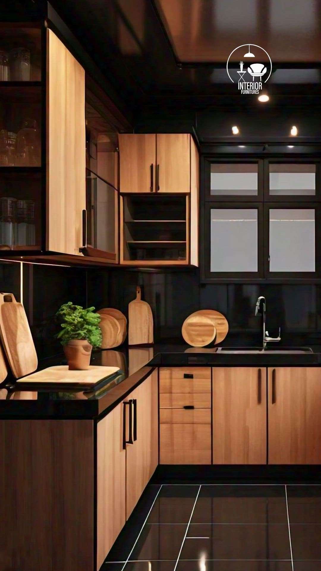 modular kitchen  #ModularKitchen  #KitchenCabinet  #LShapeKitchen