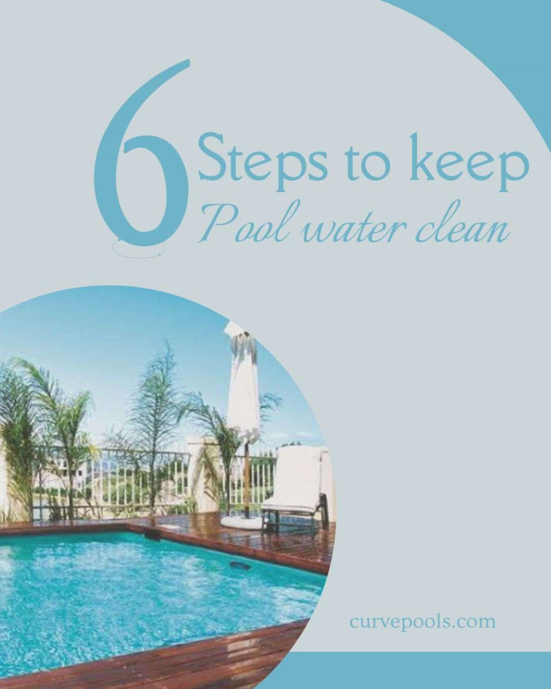 steps to keep pool water clean  #swimmingpool  #swimmingpoolbuilders  #Curvepoolsindiapvtltd