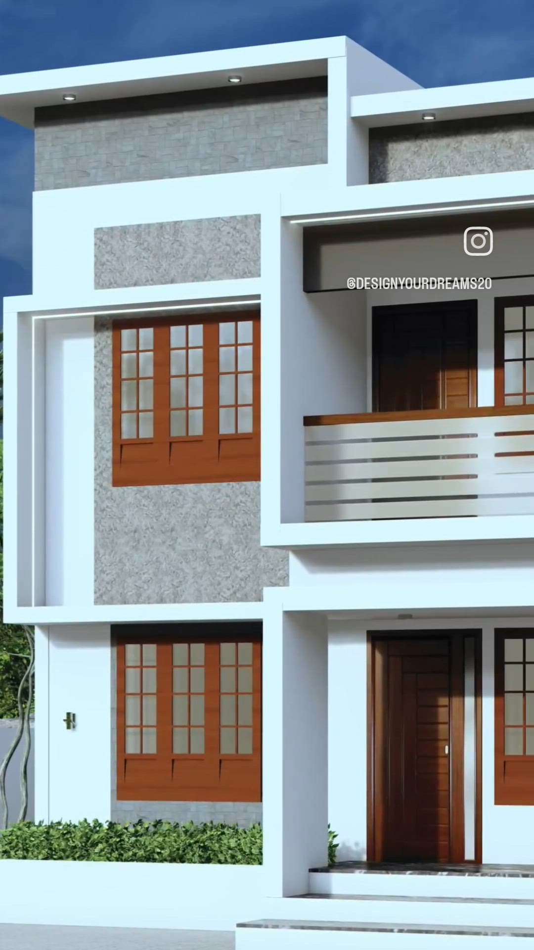 Elevation Model for Client at Vilavoorkal, Trivandrum.
 #ElevationHome  #ElevationDesign  #exterior_Work  #facadedesign  #Architect  #architecturekerala  #keralastyle  #trivandrumhome