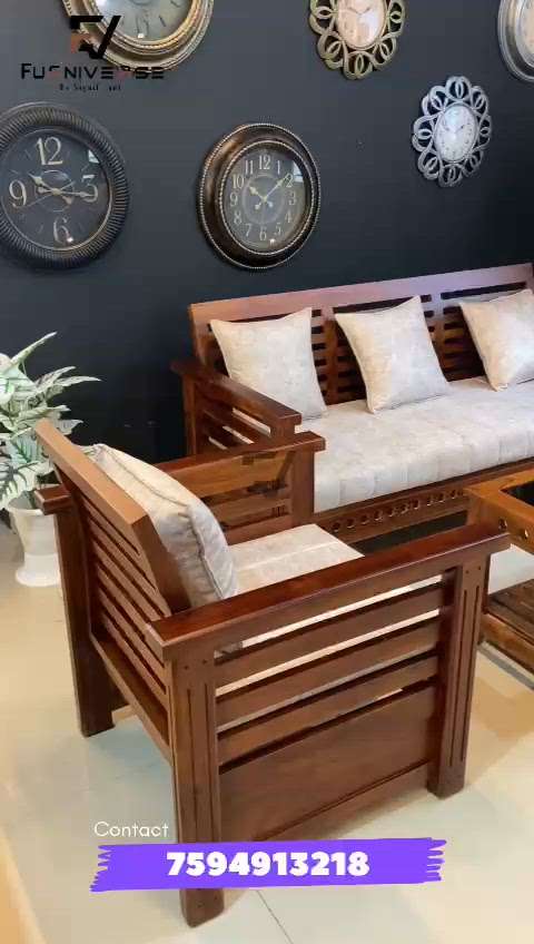 Teak wooden sofa at furniverse palakkad  #furnitures  #woodensofa  #teakwood  #Palakkad  #HomeDecor  #housewarming  #offer  #HouseDesigns  #woodstyle