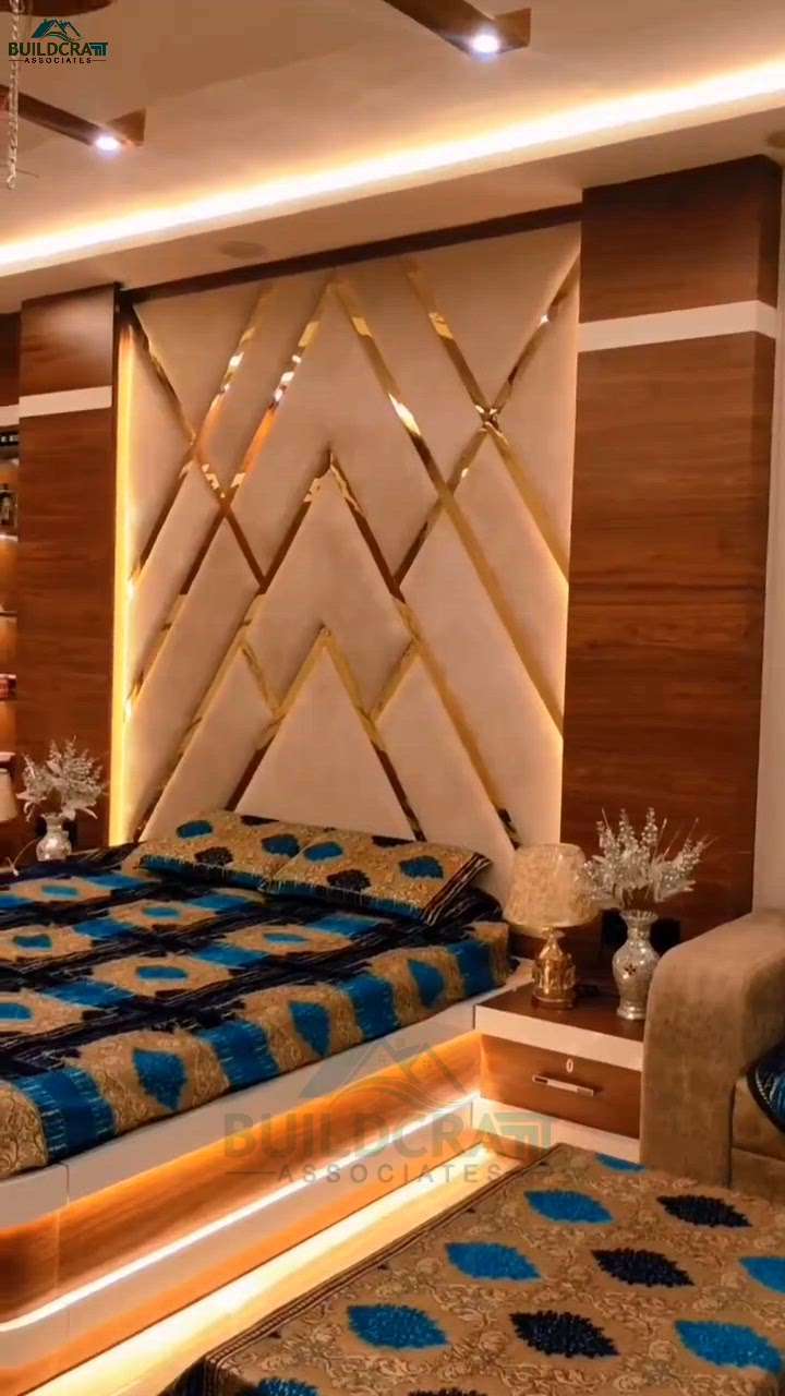 #BedroomInterior  #Buildcraftassociates  #trendingbedroomdesigns  #KingsizeBedroom   #viralpost