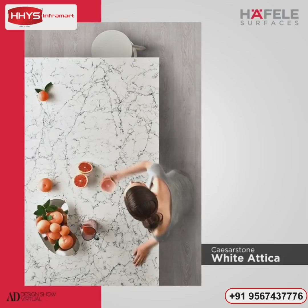 ✅ Hafele Surfaces -Caesarstone White Attica

Caesarstone White Attica is allabout durability, elegance, design, and performance. Right from adding a touch of elegance to offering a sturdy and long-lasting surface, Caesarstone White Attica takes care of it all.

Visit our HHYS Inframart showroom in Kayamkulam for more details.

𝖧𝖧𝖸𝖲 𝖨𝗇𝖿𝗋𝖺𝗆𝖺𝗋𝗍
𝖬𝗎𝗄𝗄𝖺𝗏𝖺𝗅𝖺 𝖩𝗇 , 𝖪𝖺𝗒𝖺𝗆𝗄𝗎𝗅𝖺𝗆
𝖠𝗅𝖾𝗉𝗉𝖾𝗒 - 690502

Call us for more Details :
+91 95674 37776.

✉️ info@hhys.in

🌐 https://hhys.in/

✔️ Whatsapp Now : https://wa.me/+919567437776

#hhys #hhysinframart #buildingmaterials #hafele #hafeleindia