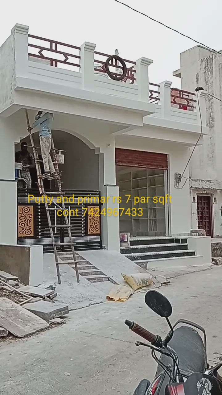 putty paint with material rs 18 par sqft contact 7424967433