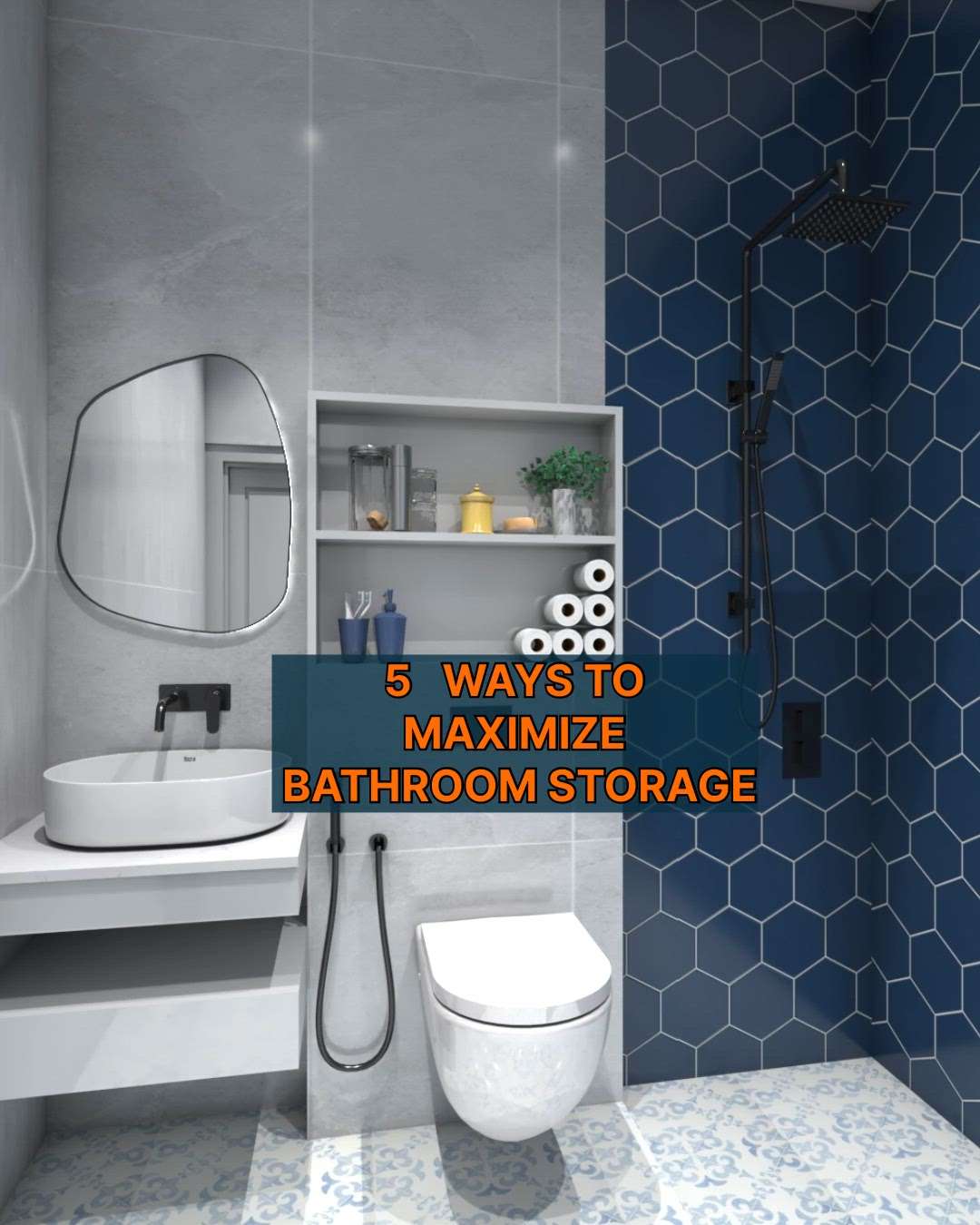 5 ways to Maximize your bathroom storage space

#storage #maximum #maximumspace #bathroom #BathroomStorage #nichedesign #niches #niche #washvanity #washerman #ledge