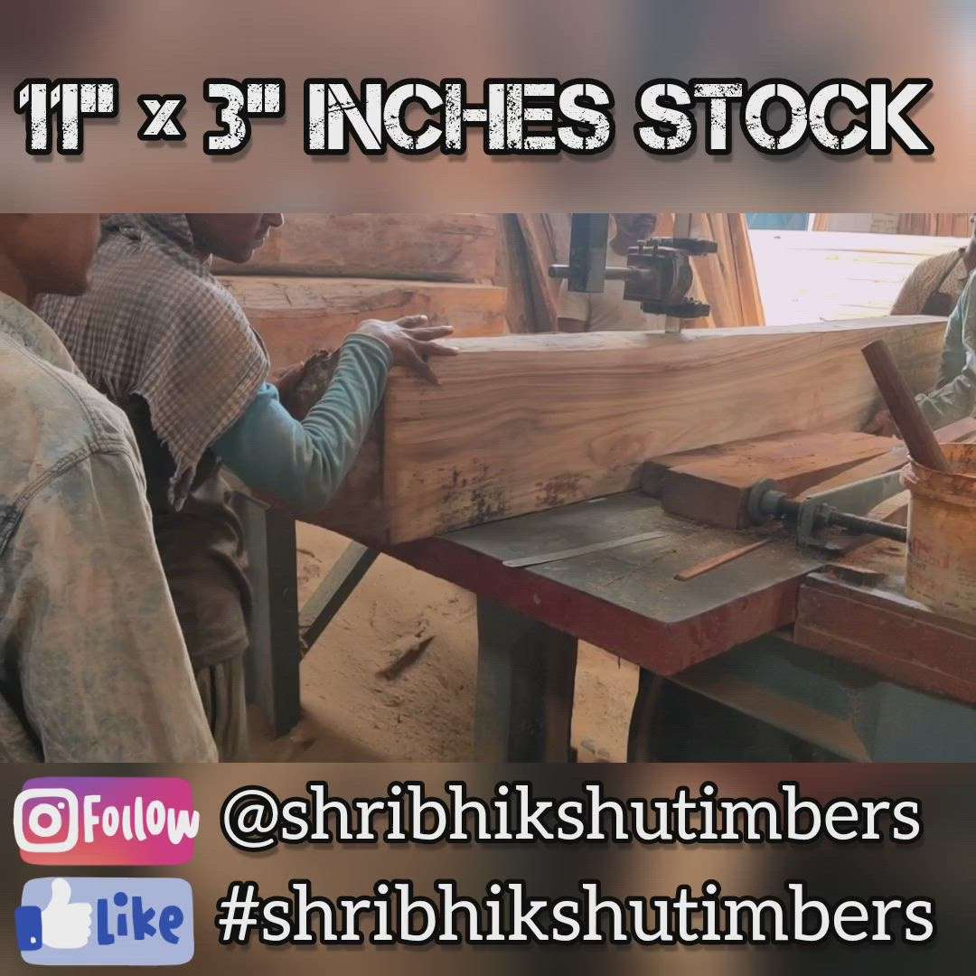 We are making 11"× 3" inches stock. We always try our best to provide, your requirements in your required sizes. We can provide any size in teakwood, Moulding, margins, corners and tapper also cutsizes available.

Know more 👑 7065161065 Vipin Thakur

#shribhikshutimbers #timber #wood #plantationteakwood #naturalteak #teak #frames #construction #lumber #doors #windows #chaukhat #ivorycoast #teakwood #interiordesigner #doormanufacturer #manufacturers #windows #architecture #architect #buildings #cutesizeinteakwood #interiordesigner #interior #kitchen #builder #gurugramcity #dlf #furnitureteakwood #frames #furnituremaker #India #Delhi #delhincr #Indianwood #ivorycoastteak #sudanteak #cpnagpurteak #Africa #Africateakwood #doors #windows #frames #material #contractors