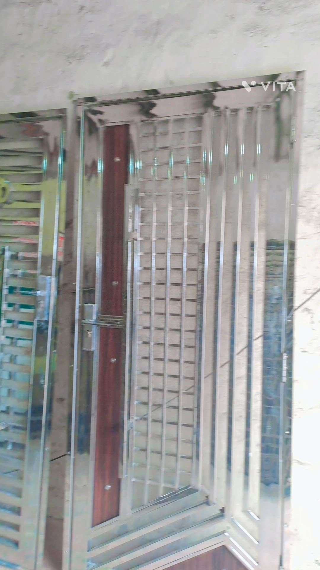 AS fabricaton 
Mob 9711039796 
#detail donon #Gate ki#SS door#gerat 304   #godrej lock #mosquito net  #SS #HPL sheet #mix