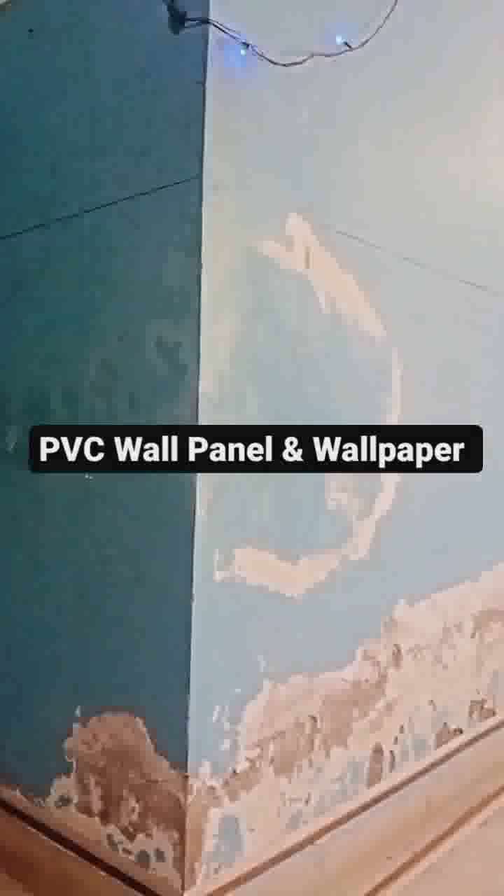 pvc wall panel & wallpaper #PVCFalseCeiling #pvcwallpanel #WallDecors